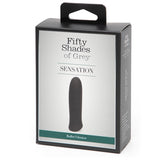 Fifty Shades of Grey Sensation Black Rechargeable Silicone Bullet Vibrator 3.5 Inch Default Title BULLETS